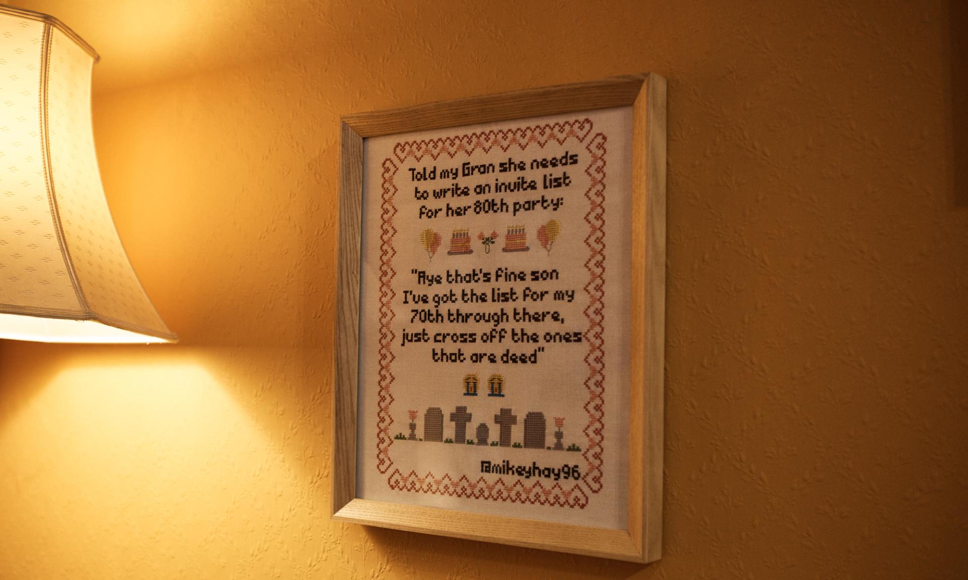 Gran's flat at the information centre